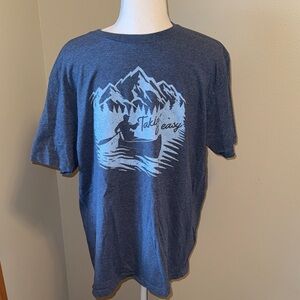 Men’s Sonoma Outdoors Graphic Blue TShirt Large